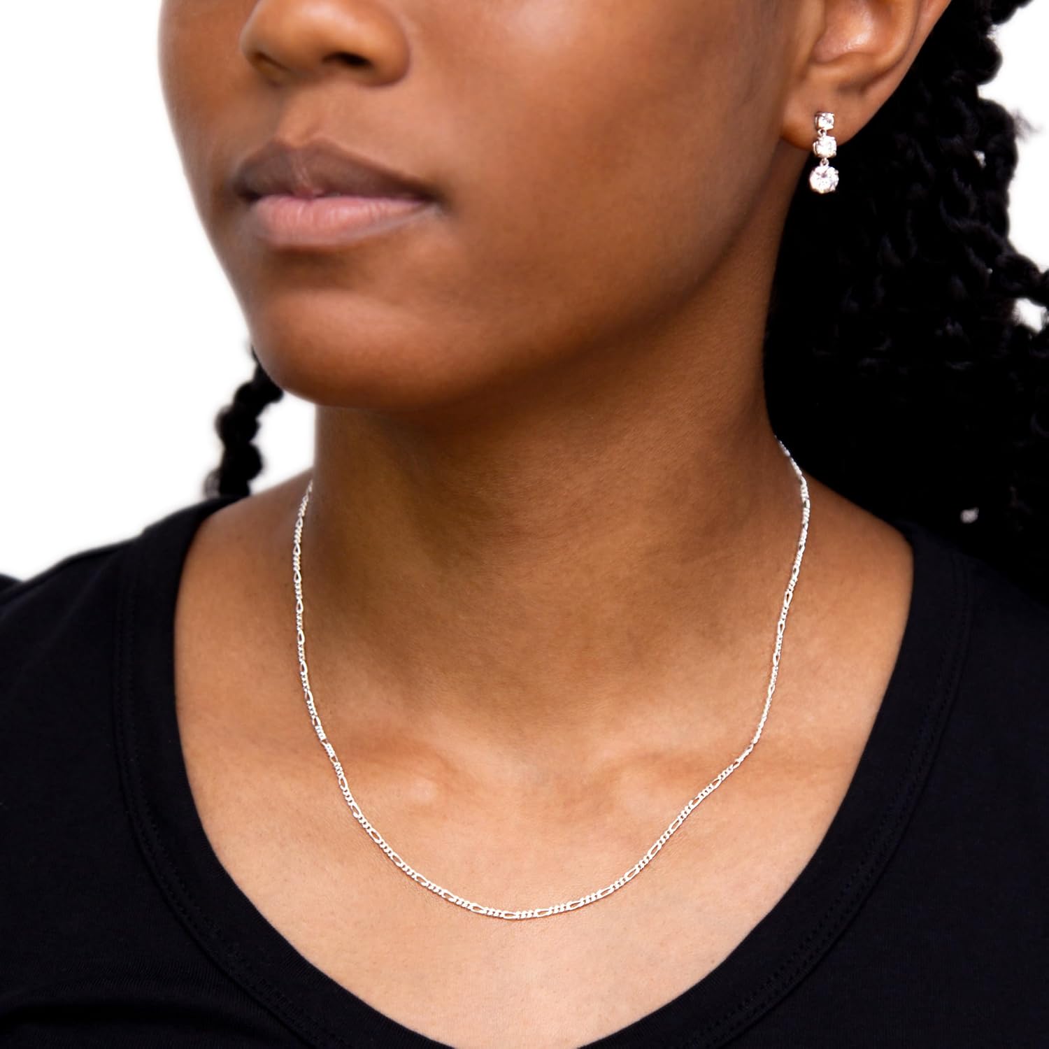 Thumbnail 3 de Amazon Essentials Sterling Silver Drop Earrings