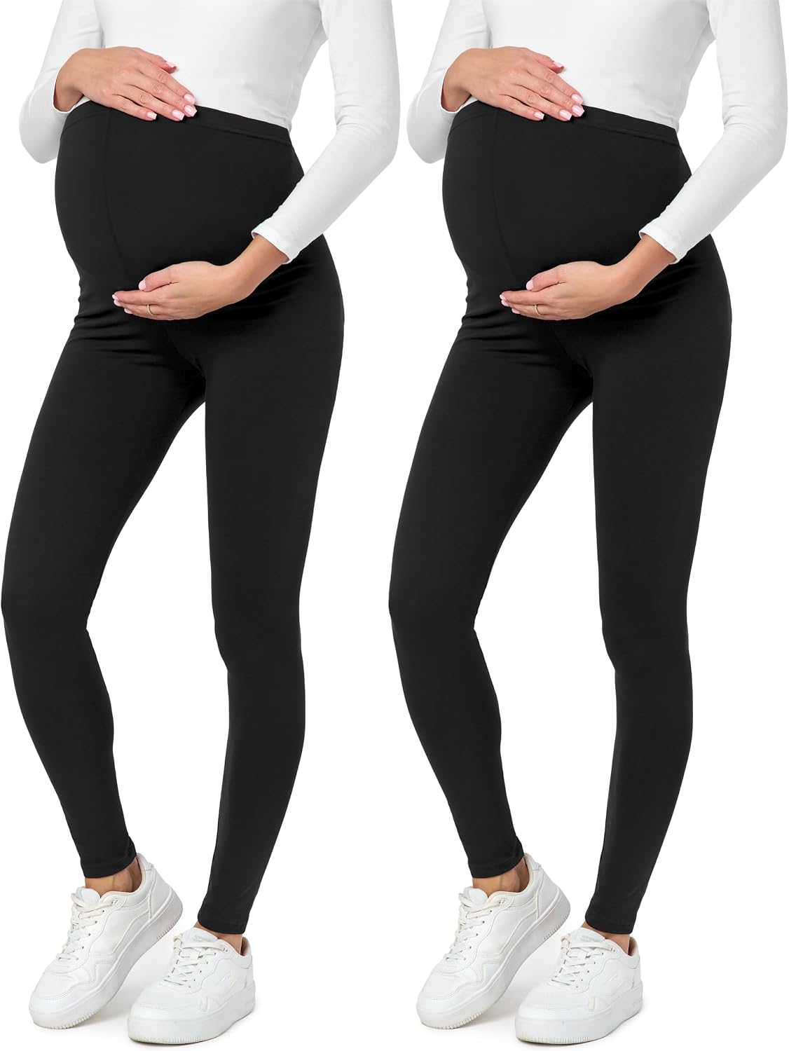 Detalle de Be Mammy BE20-230 Legging grossesse 2 pcs