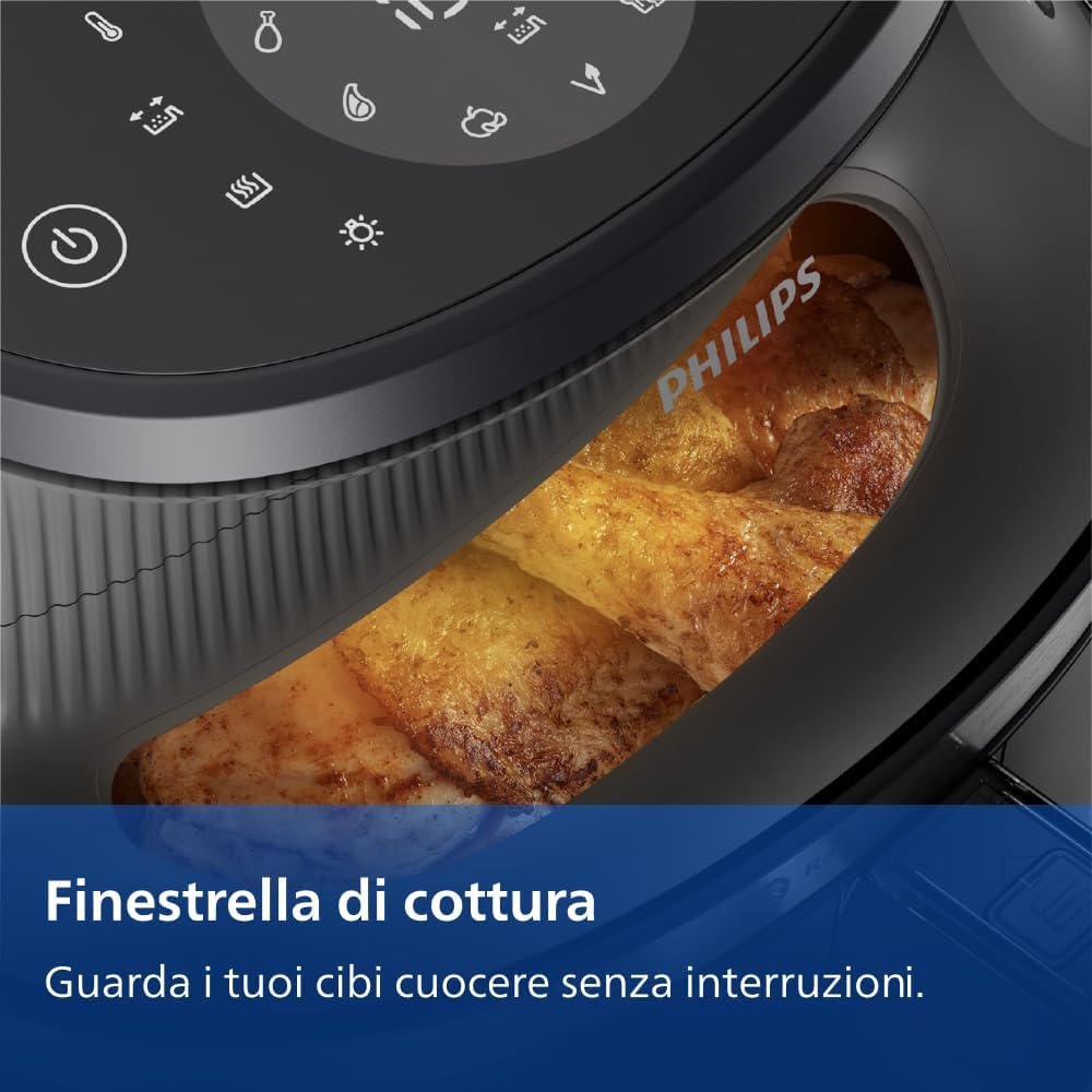 Thumbnail 3 de Philips Airfryer Serie 3000: Friggitrice ad aria da 6,2 L con finestra e 16 programmi
