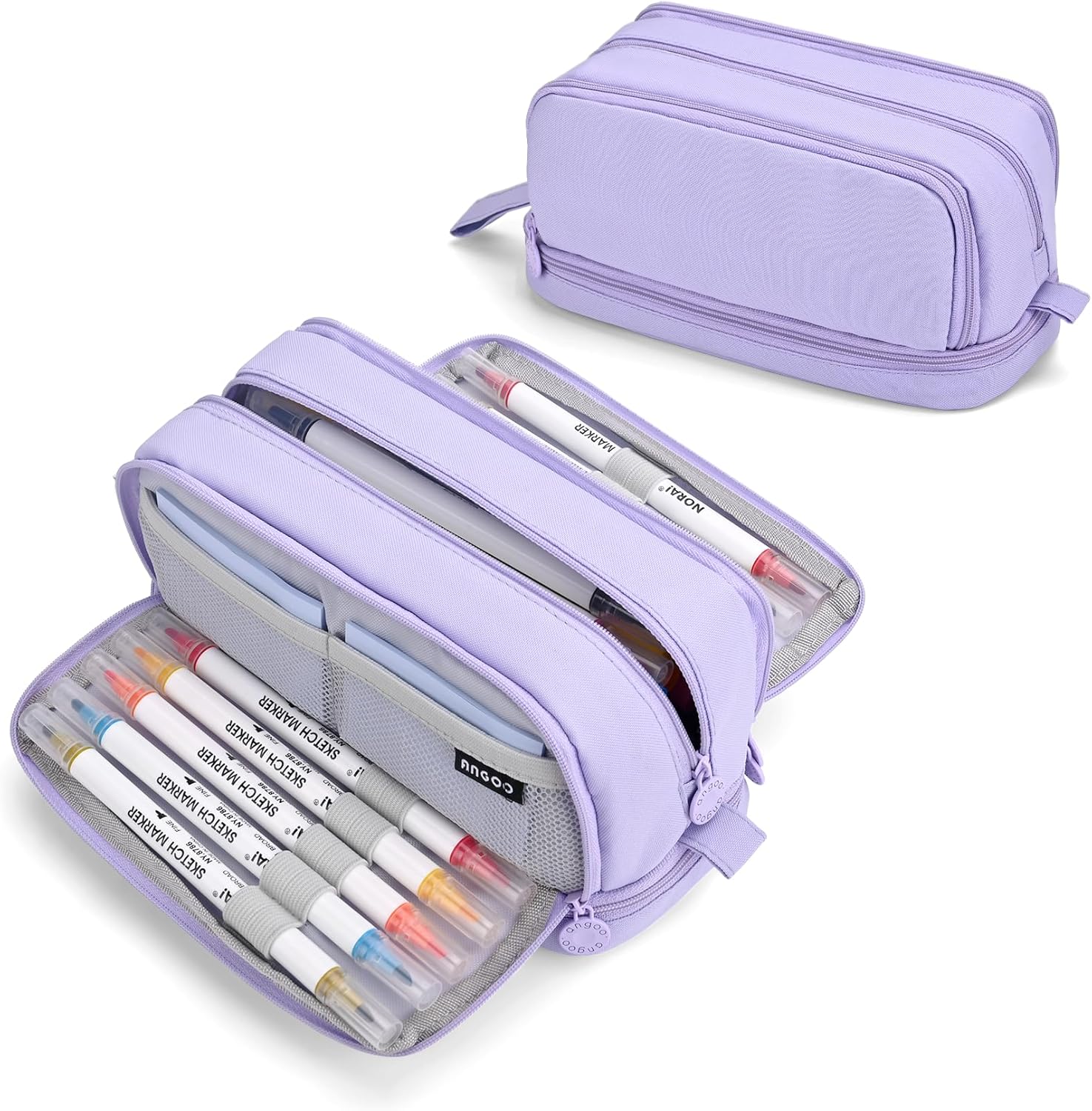 Imagen de Sciphylia Astuccio Grande Capacità con 4 Scomparti: versatilità e ordine per scuola, ufficio e viaggi en OfertitasTOP
