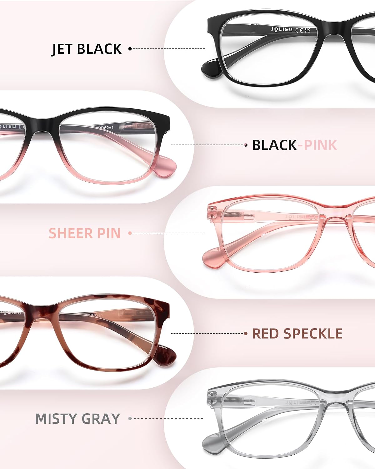 Detalle 2 de JOLISU 2.5 Reading Glasses Pack