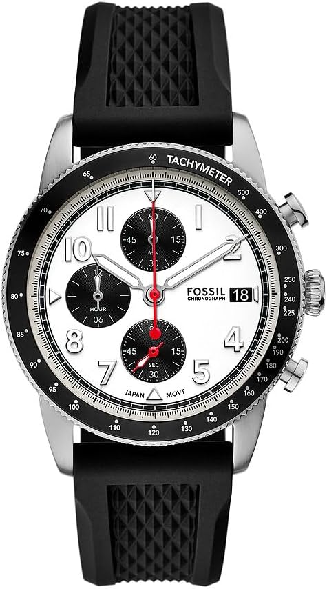 Thumbnail 6 de Fossil Sport Tourer Herrenuhr – Quarz-Chronograph, 42 mm Gehäuse, Edelstahl-/Leder- oder Silikonarmband