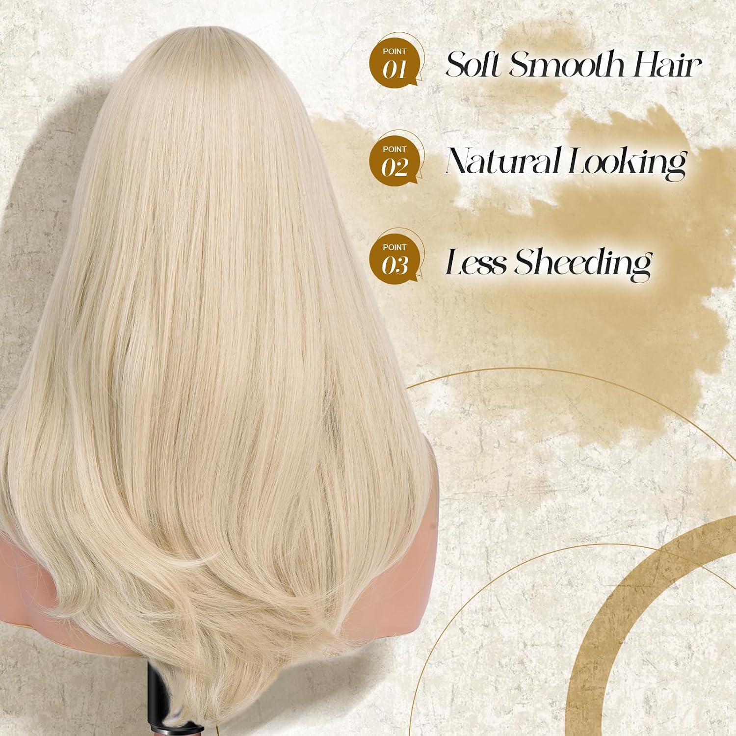 Detalle de FESHFEN Wig, 18-Inch