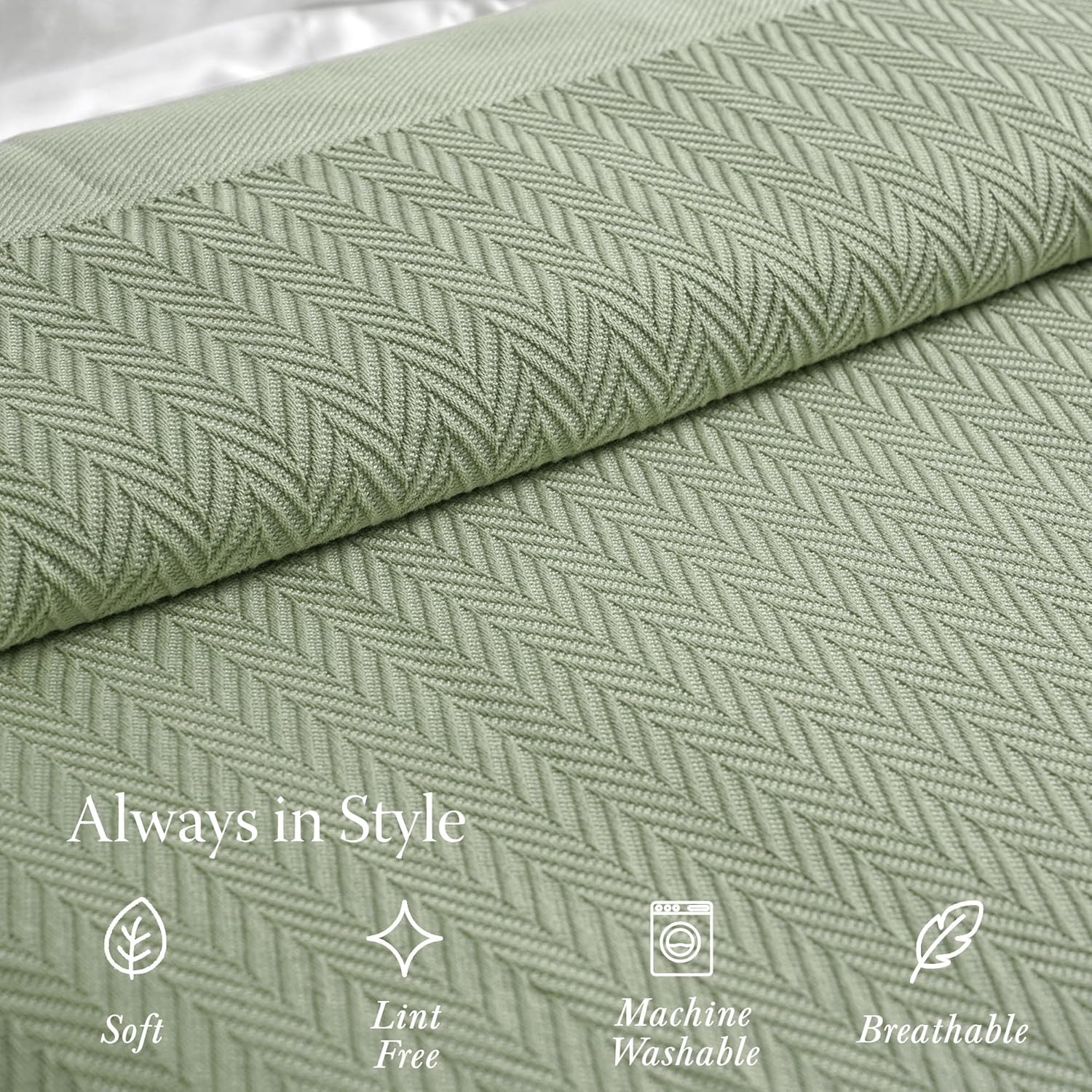 Thumbnail 3 de Threadmill Luxury Cotton King Size Blanket