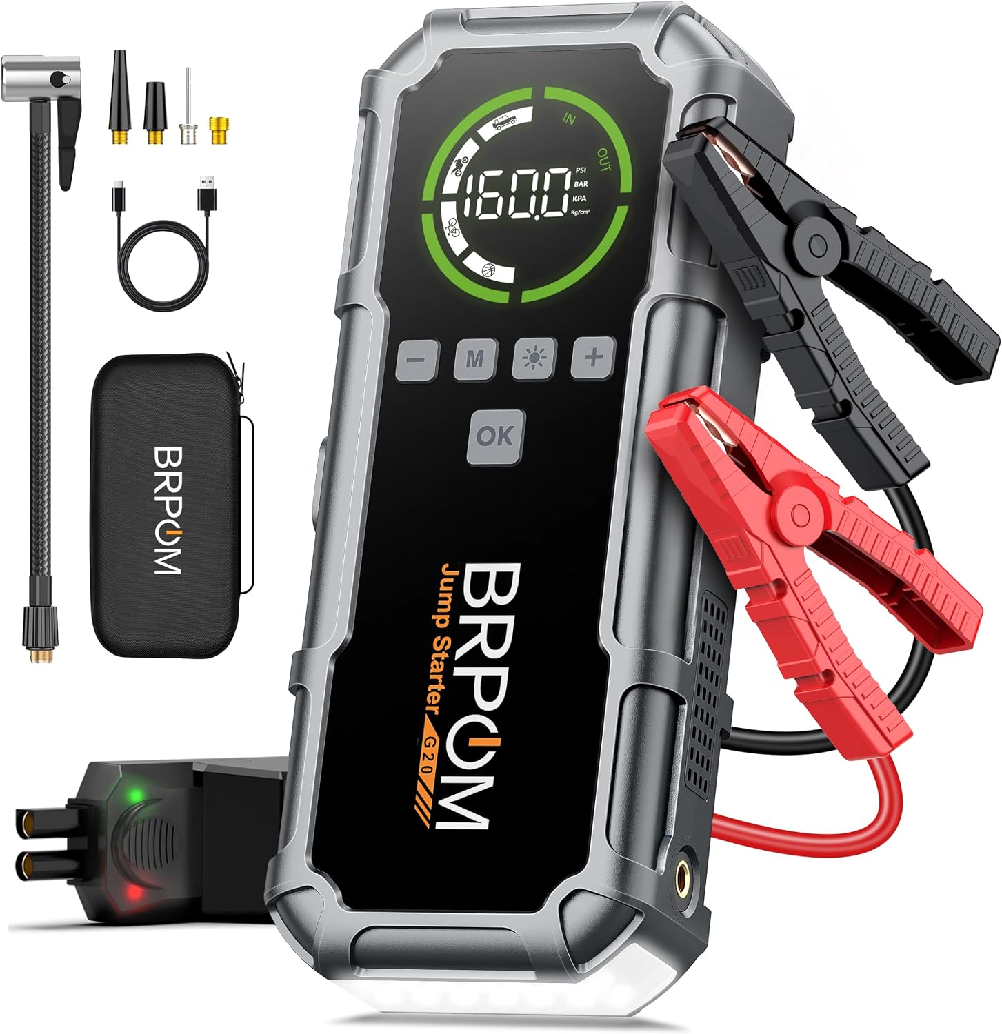 Thumbnail 6 de BRPOM 8000A Starthilfe Powerbank 26800mAh für Pkw