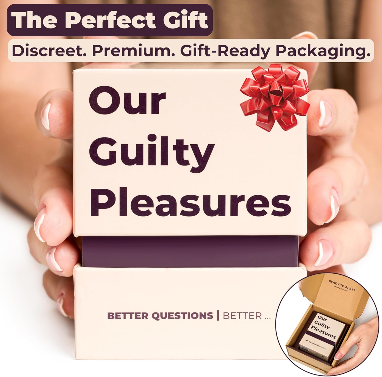 Thumbnail 5 de Our Guilty Pleasures Couples Game – 120 Cards, 3 Levels for Meaningful Date Nights