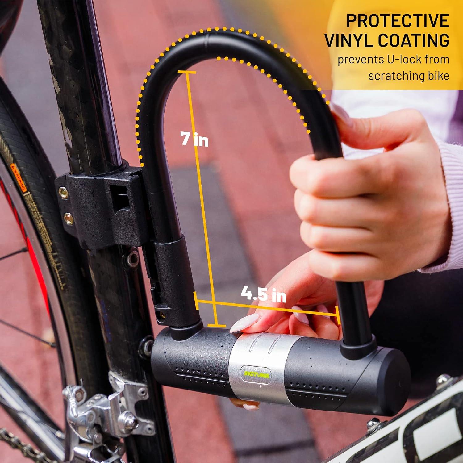 Thumbnail 4 de SIGTUNA Bike Lock 16mm U‑Shackle