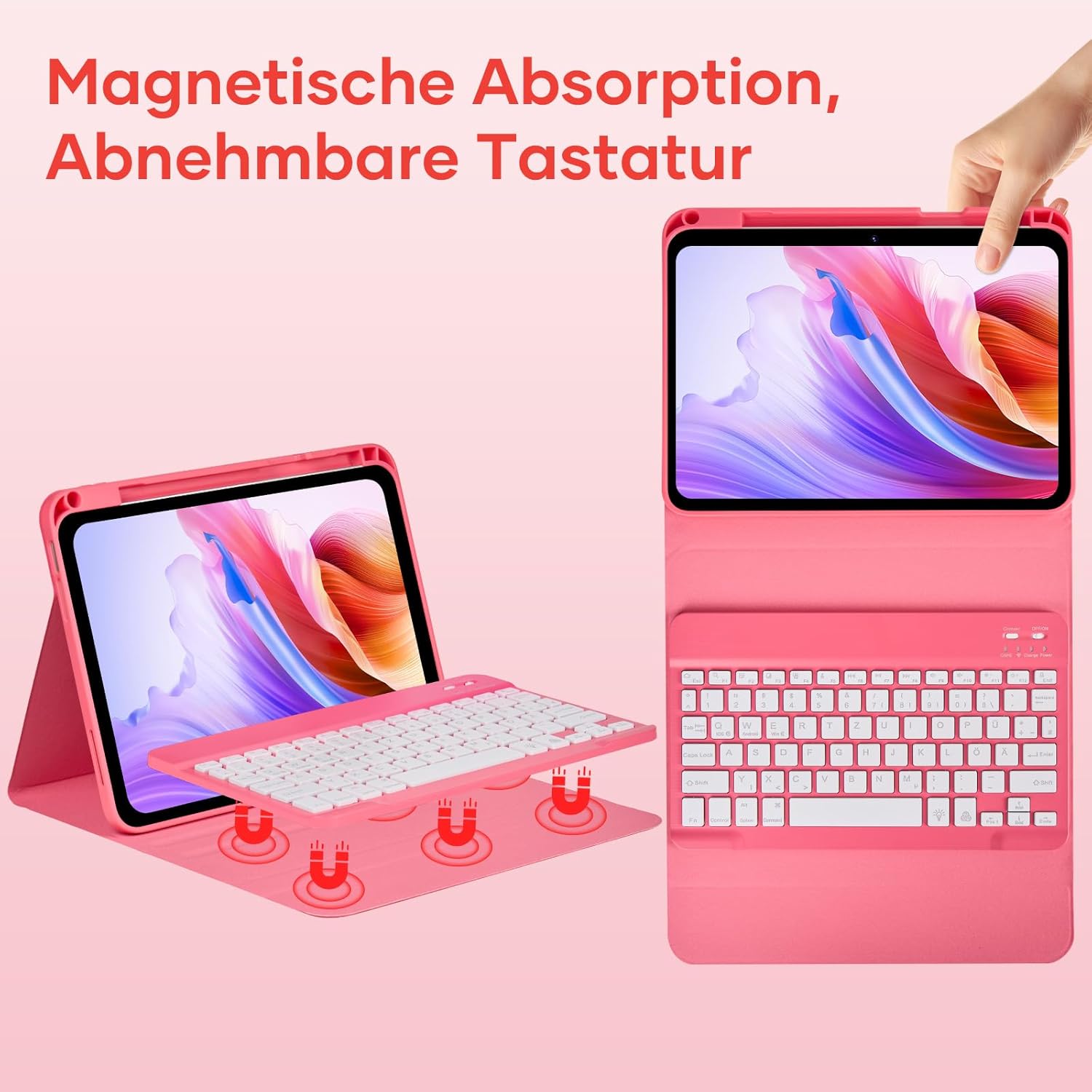 Thumbnail 6 de iPad Tastatur-Hülle A16 mit 7 Farben