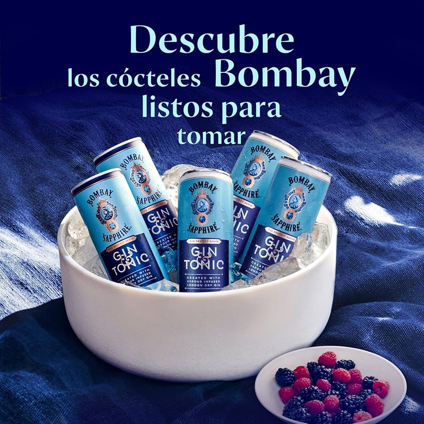 Thumbnail 4 de Bombay Sapphire Gin & Tonic en Lata, Listo Para Disfrutar 🍸