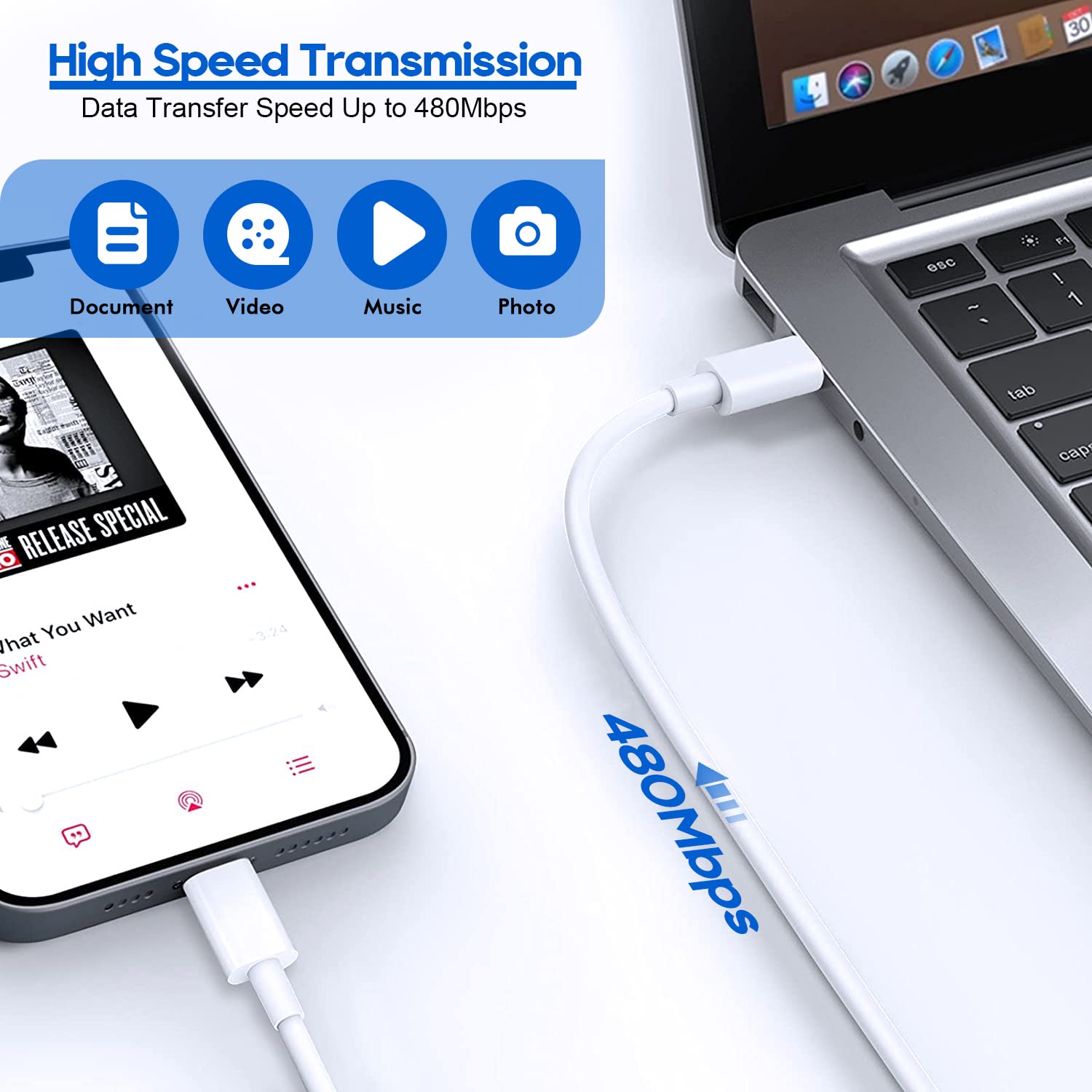 Thumbnail 4 de Fast iPhone Charger 6ft