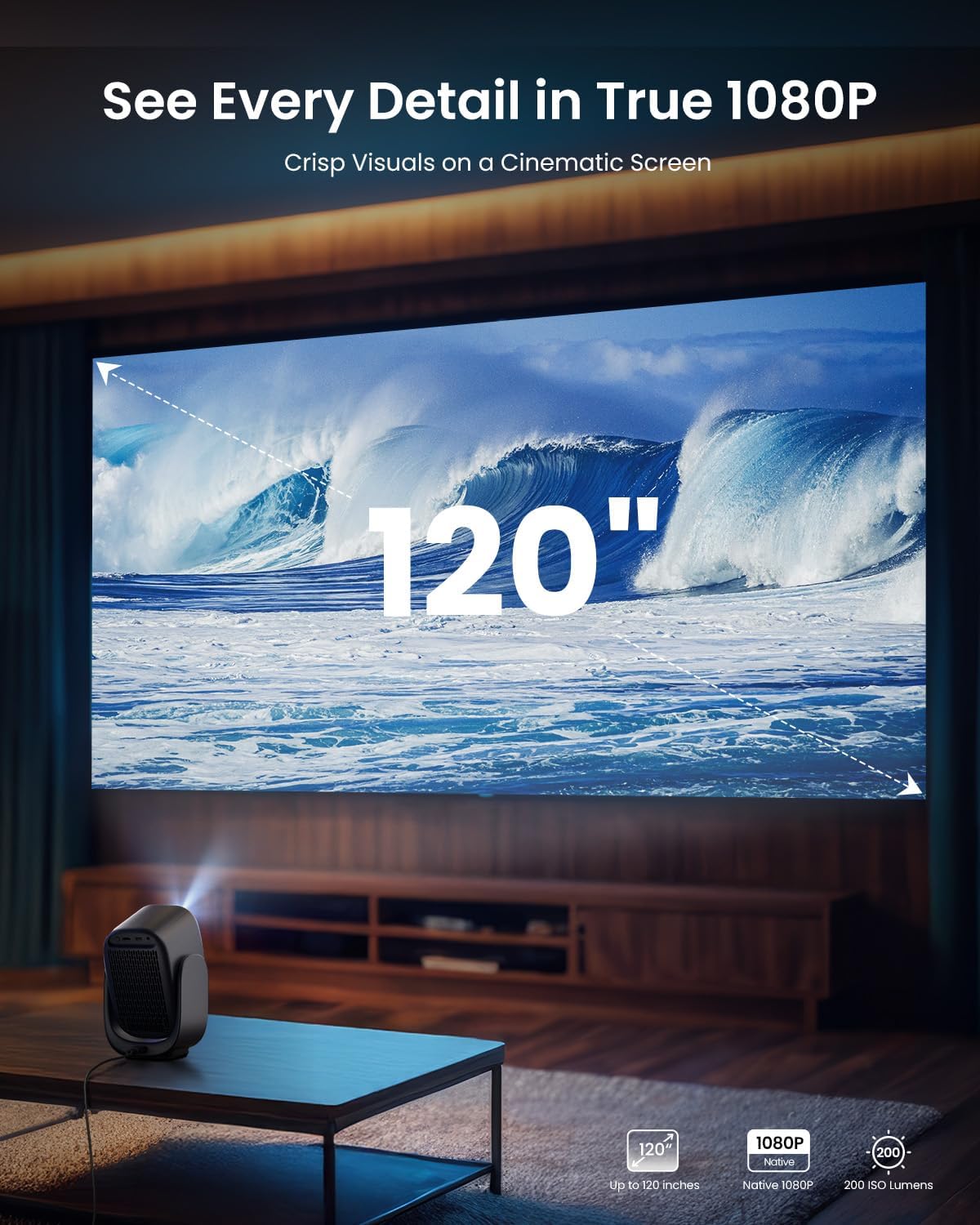 Thumbnail 5 de Dangbei N2 Mini 1080P projector