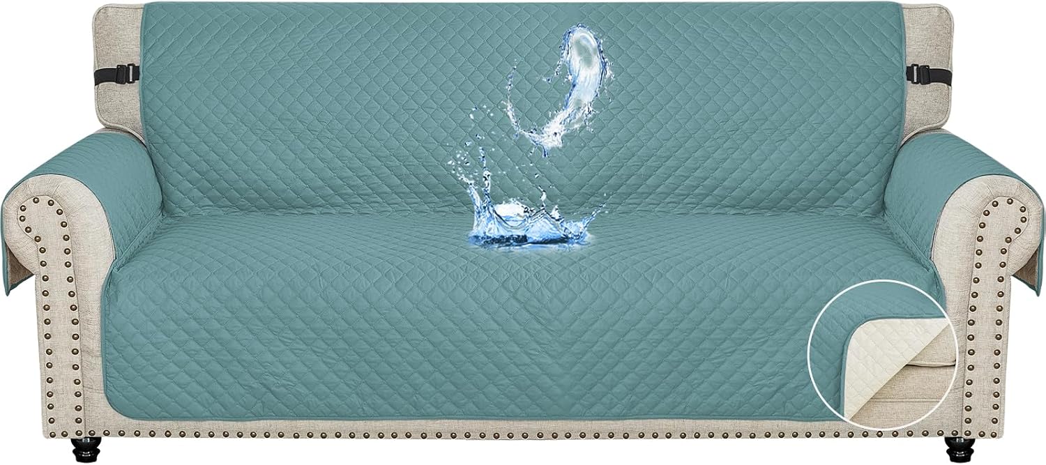 Detalle de Ystyle Trapuntato Natalizio Copridivano 3 Posti Blu chiaro