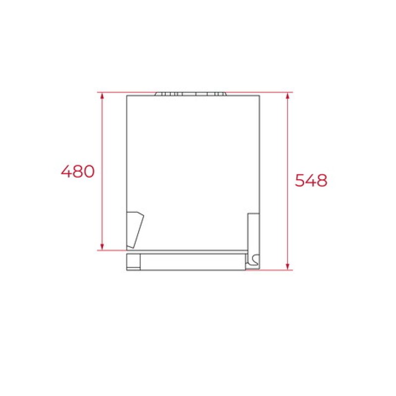 Detalle de Teka RTF 2510 WH Frigorífico 204 L blanco