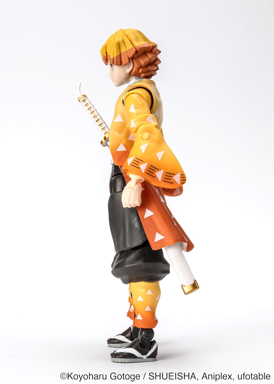 Detalle 2 de BANDAI Ultimate Legends Figurine Zenitsu Agatsuma – Figurine articulée 12,5 cm avec 27 points d’articulation et accessoires