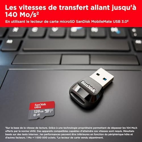 Thumbnail 2 de SanDisk 128 Go Extreme Carte SDHC+ RescuePRO Deluxe, Twin Pack – UHS-I, Classe 10, U3, jusqu'à 140 Mo/s