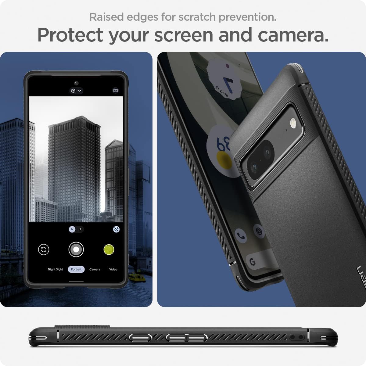 Thumbnail 5 de Spigen Rugged Armor pour Pixel 7 — coque noire mate
