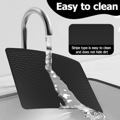 Detalle de Kozdtiz Stove Top Cover for Electric Stove 71 x 50 cm – Silicone Hob Top Protector (Black)