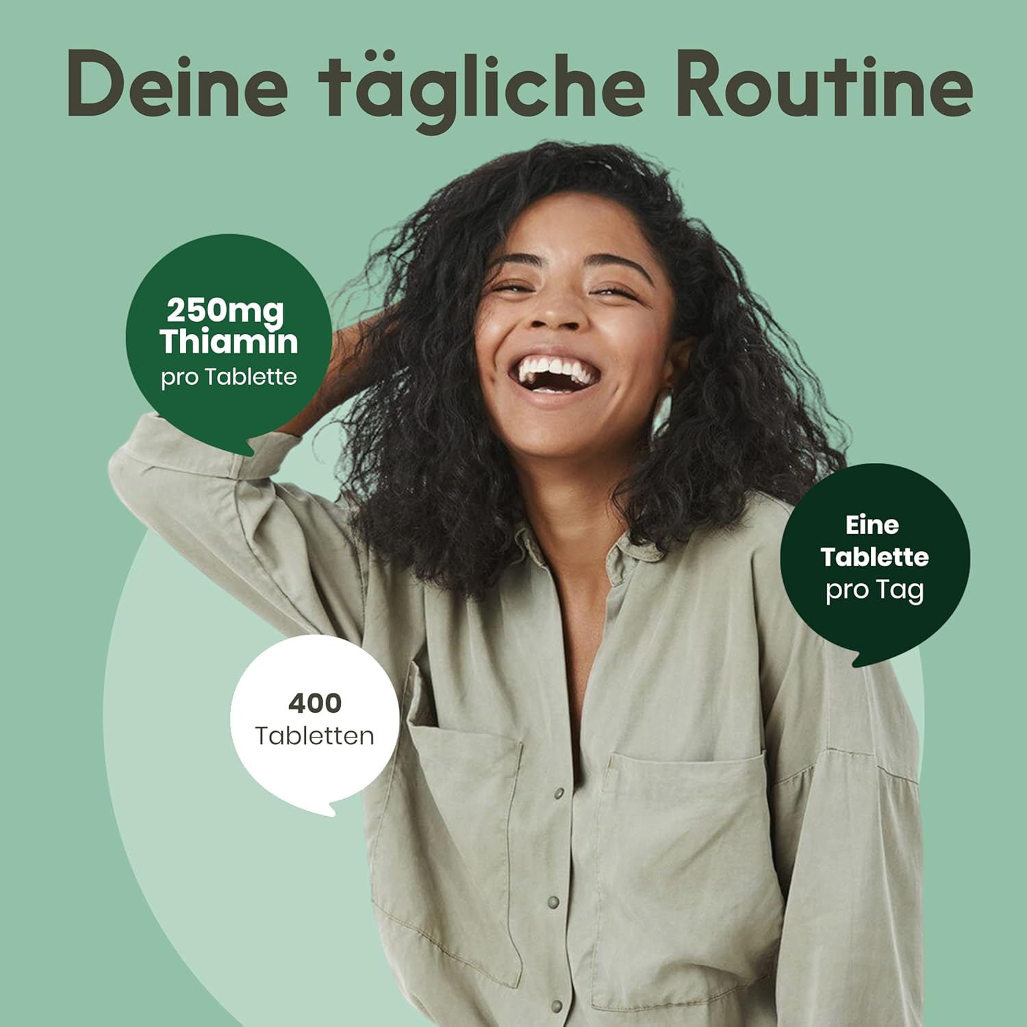 Thumbnail 2 de Vitamin B1 Hochdosiert 400 Tabletten 250 mg