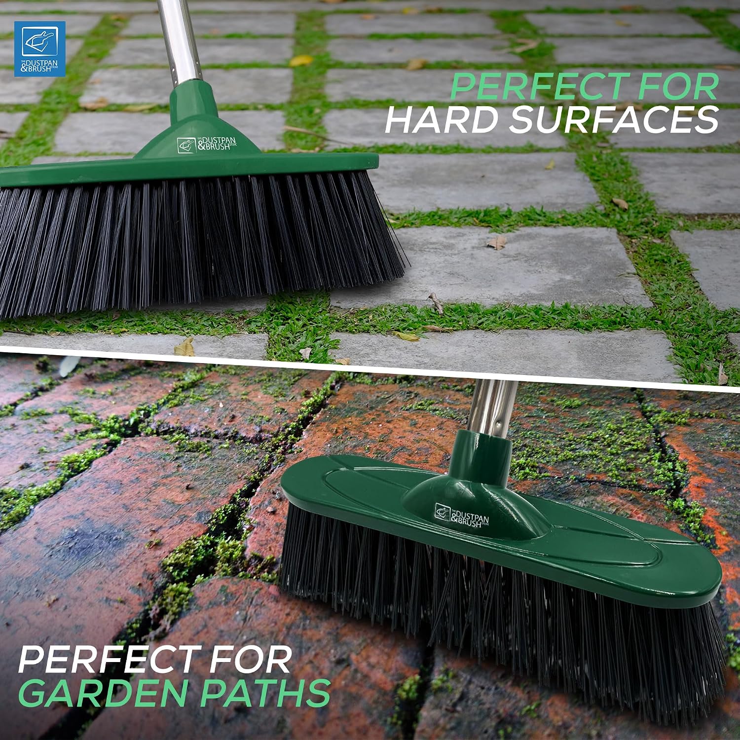 Detalle de TDBS Yard Broom Outdoor Heavy Duty 10