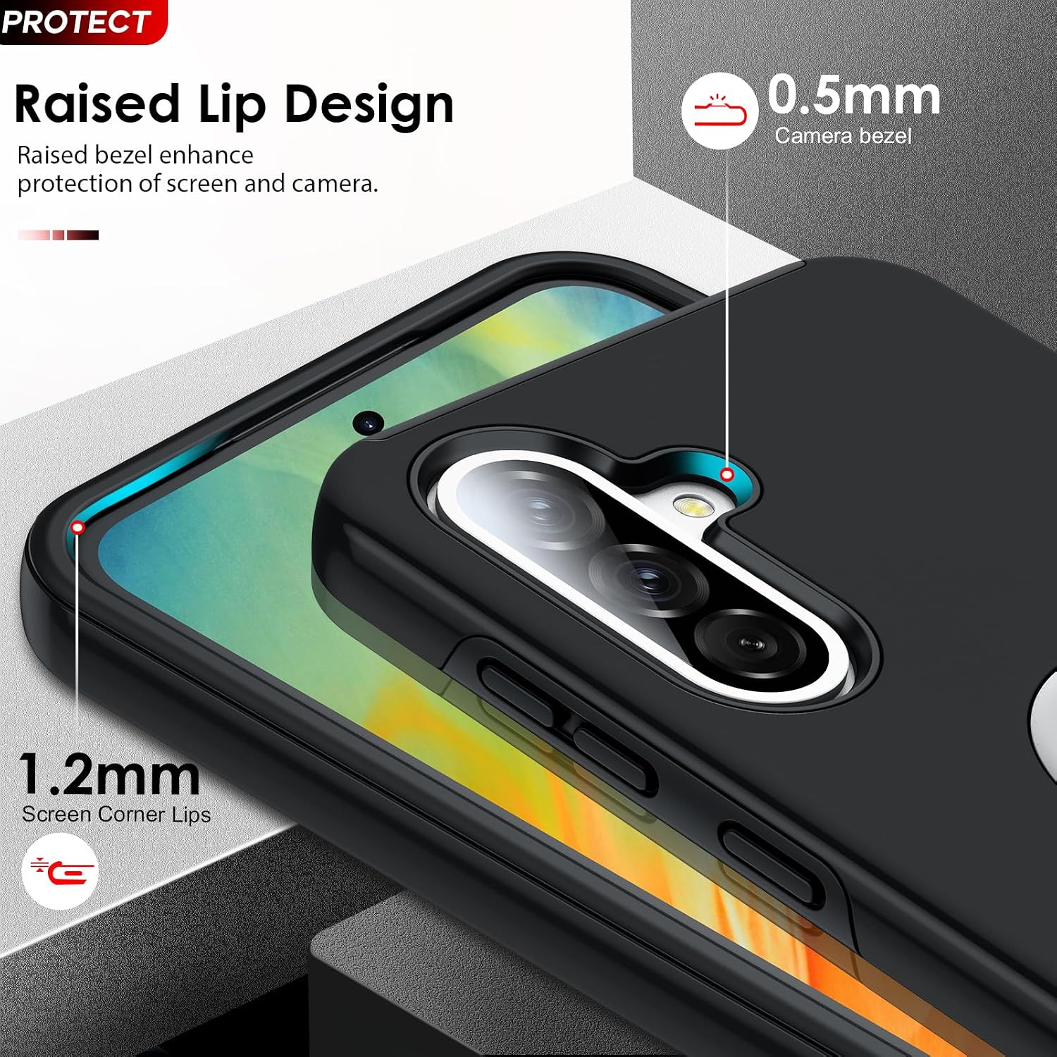 Thumbnail 3 de LeYi Galaxy A36 5G phone case