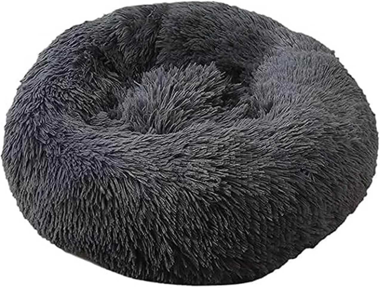 Detalle de jiuzcare 50cm Calming Pet Bed for Small Dogs & Cats – Dark Gray