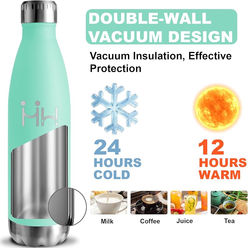 Thumbnail 2 de Botella Acero Inoxidable 500 ml — Aislamiento al vacío 💧