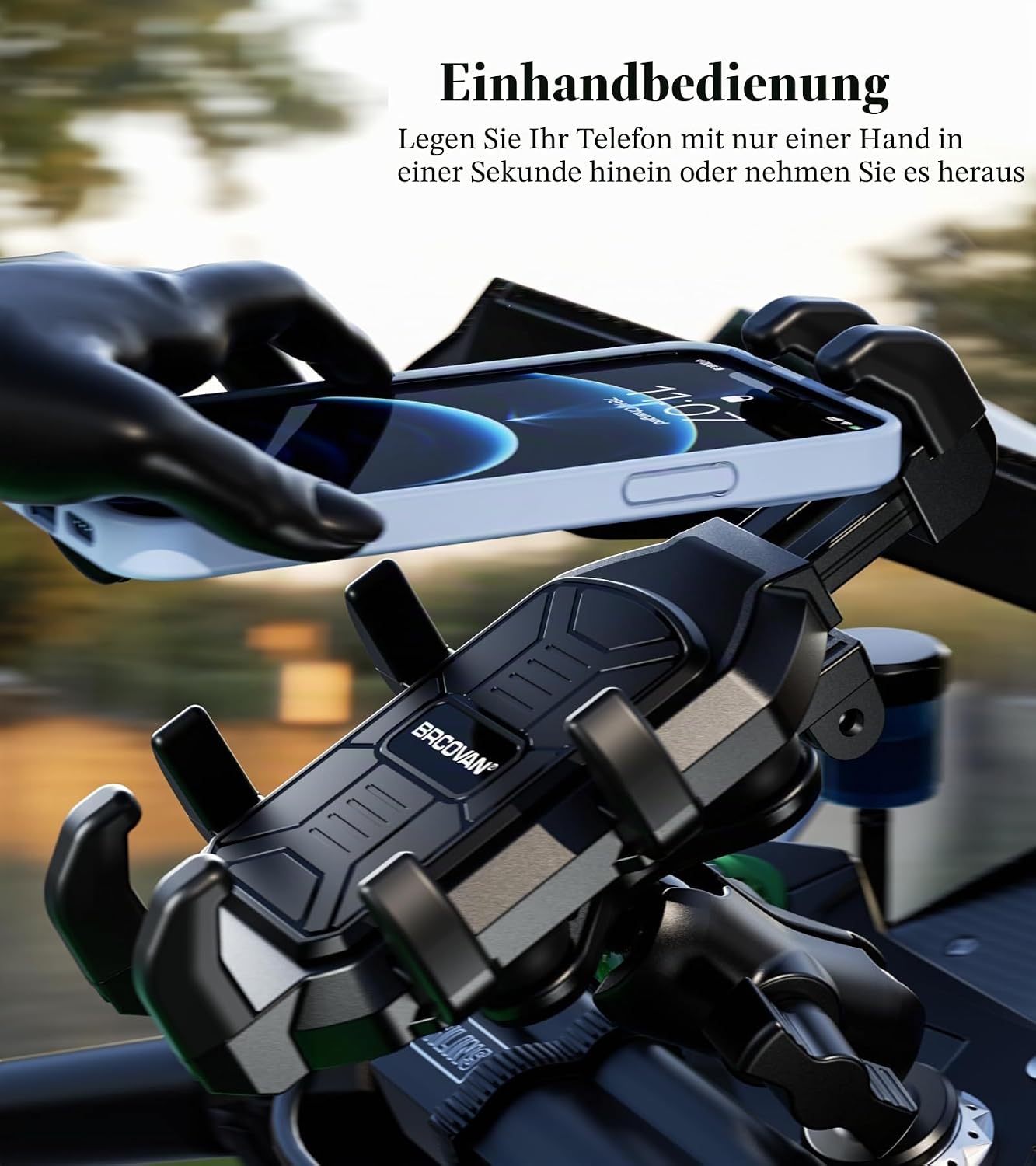 Thumbnail 4 de BRCOVAN Gabelvorbau Handyhalterung 5,4–7,2 Zoll