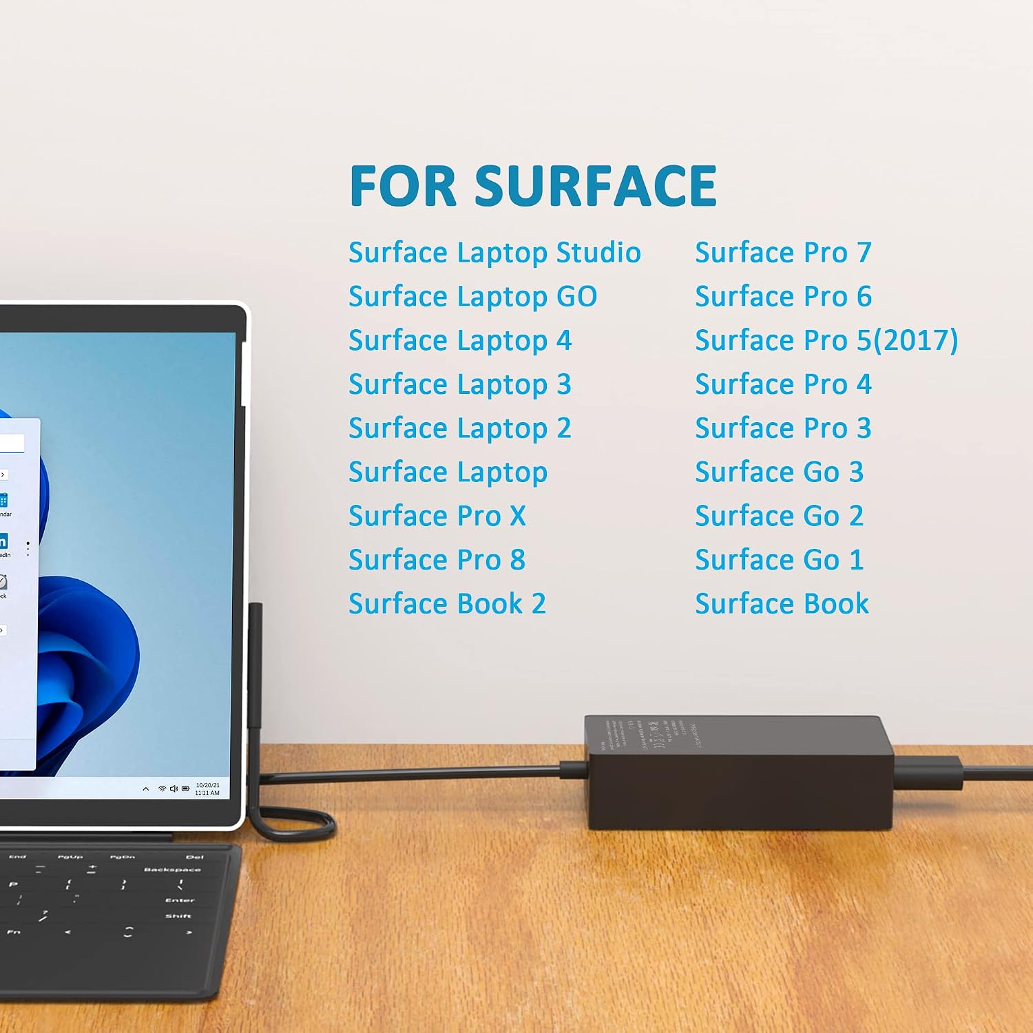 Detalle 2 de Surface-Compatible Charger 65W