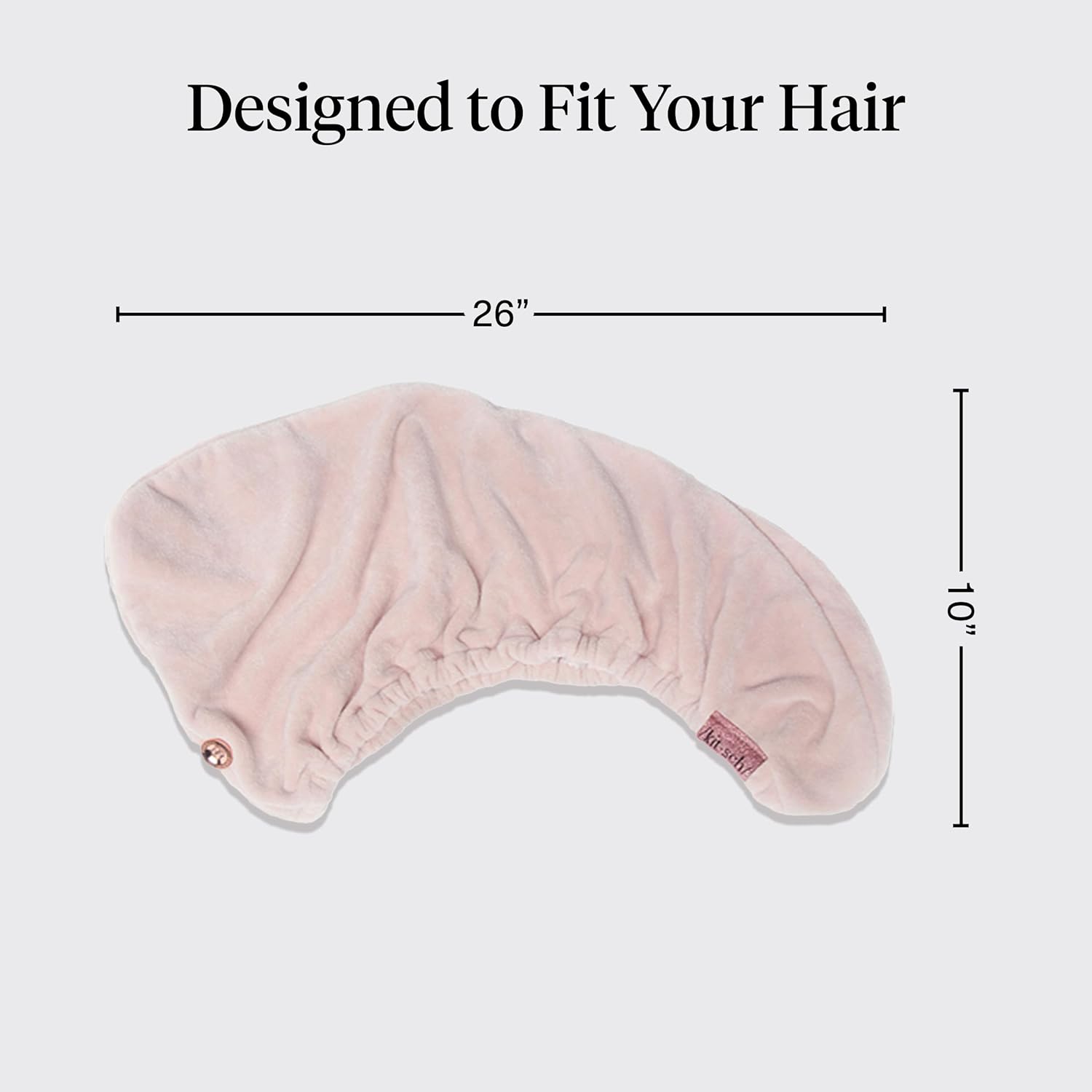 Detalle 2 de Kitsch Microfiber Hair Towel Wrap for Women – Ultra Absorbent, Anti-Frizz & Quick-Dry