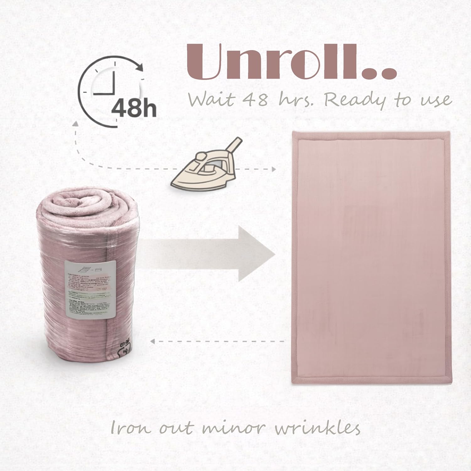 Thumbnail 6 de Paco Home Kinderzimmer-Teppich 200 x 350 cm in Pink – rutschfest, Baby-Spielteppich & Krabbeldecke