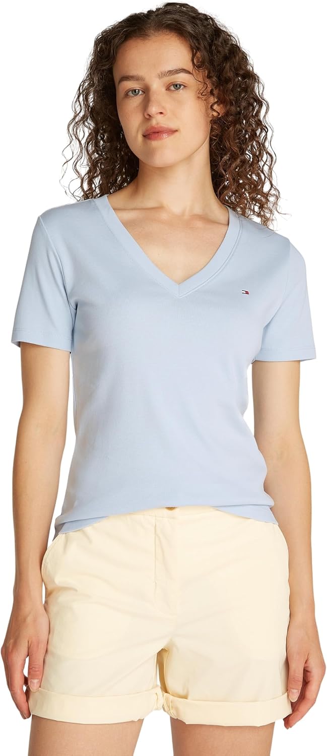Thumbnail 4 de Tommy Hilfiger Women's New Slim Cody V-Neck Short Sleeve T-Shirt