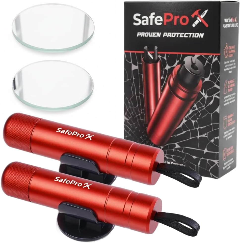 Detalle de SafePro X Notfallhammer mit Gurtschneider