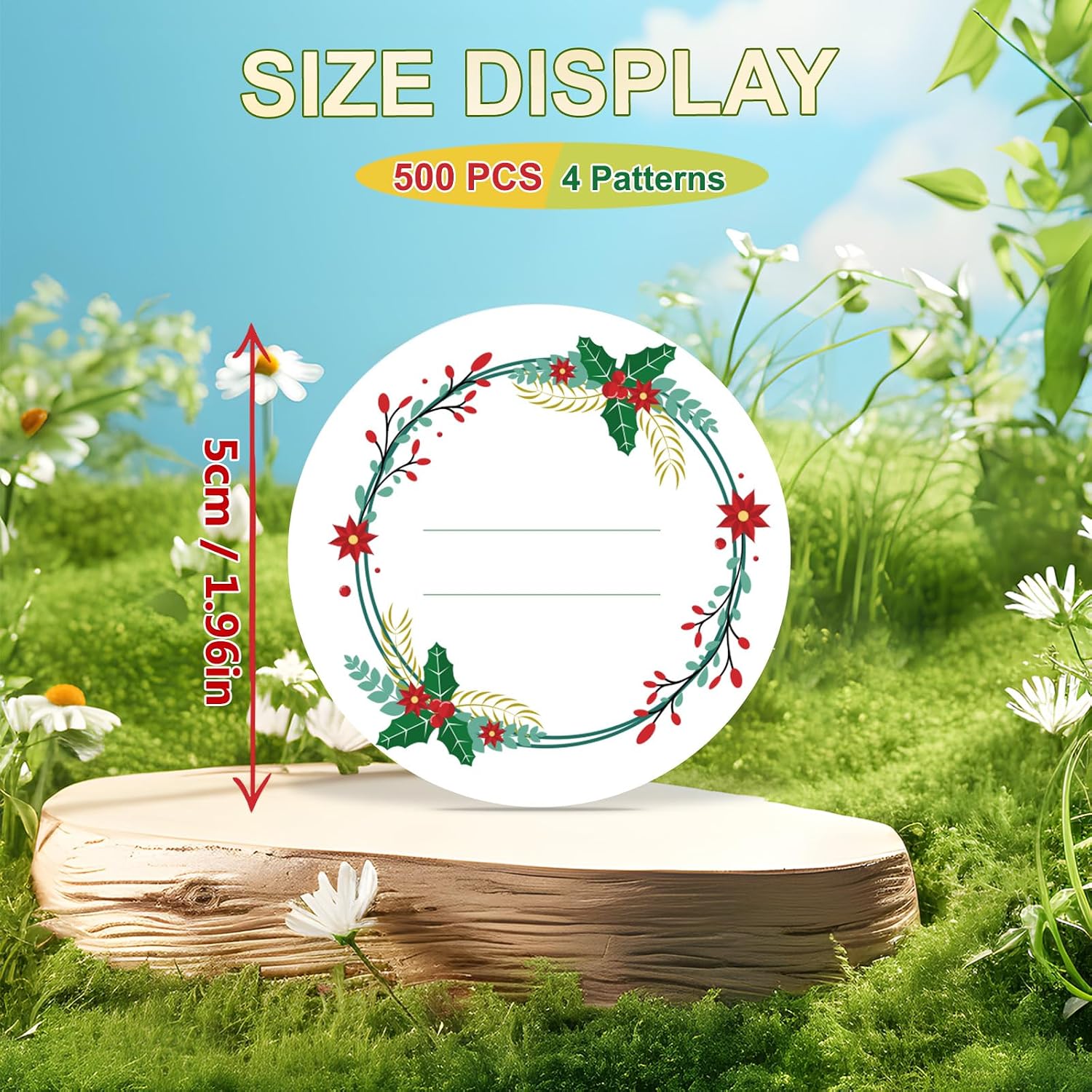Detalle 2 de AiQInu Etichette Adesive per Marmellate 500 pezzi