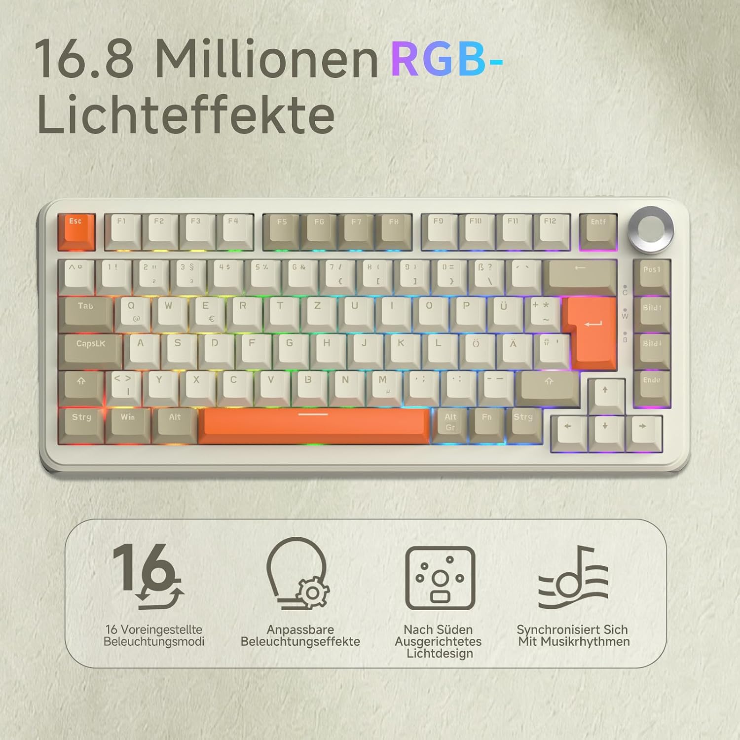 Thumbnail 5 de AJAZZ AK820 MAX Wireless Mechanical Keyboard 8000 mAh