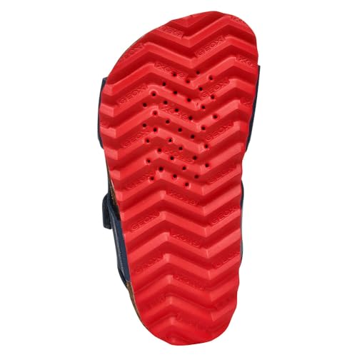 Detalle 2 de Geox CHALKI Boy sandalia 20 EU Navy/red