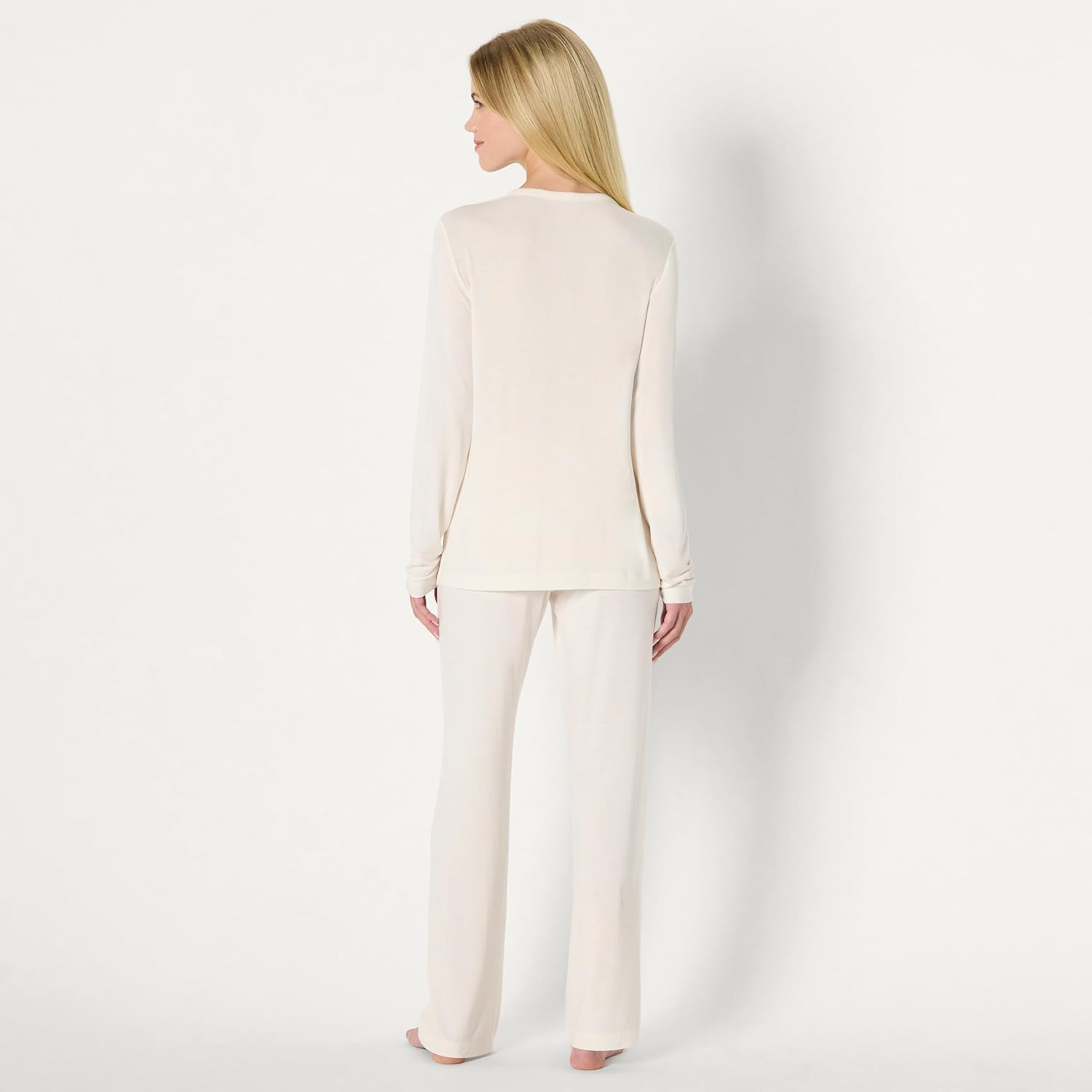 Thumbnail 4 de Amazon Essentials x Sofia Grainge Women’s Long Sleeve Henley Pyjama Set