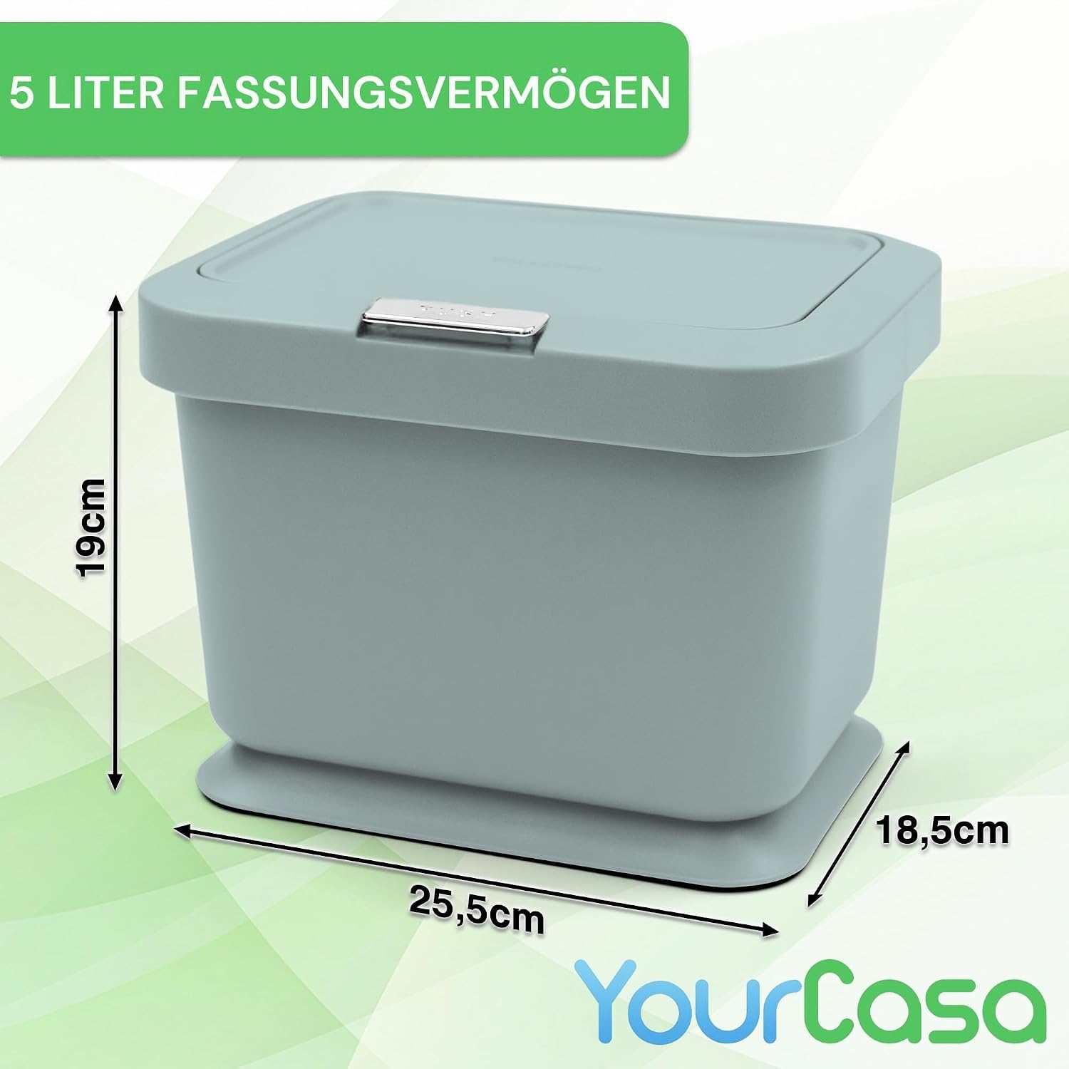 Thumbnail 4 de YourCasa Biomülleimer Küche 5 l geruchsdicht