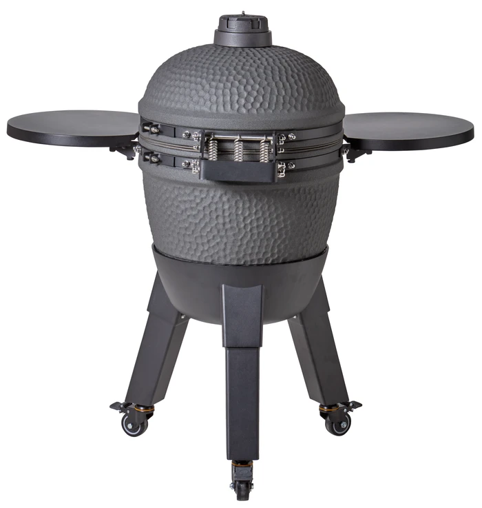 Detalle 2 de Moddern Charcoal Grey Complete – Keramik Kamado-Grill für vielseitiges Grillen