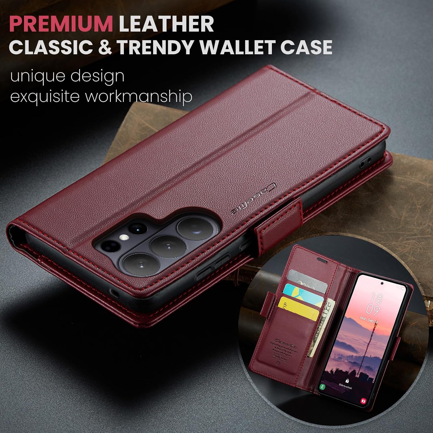 Thumbnail 6 de HAII Wallet Flip Case for Samsung Galaxy S26 Ultra
