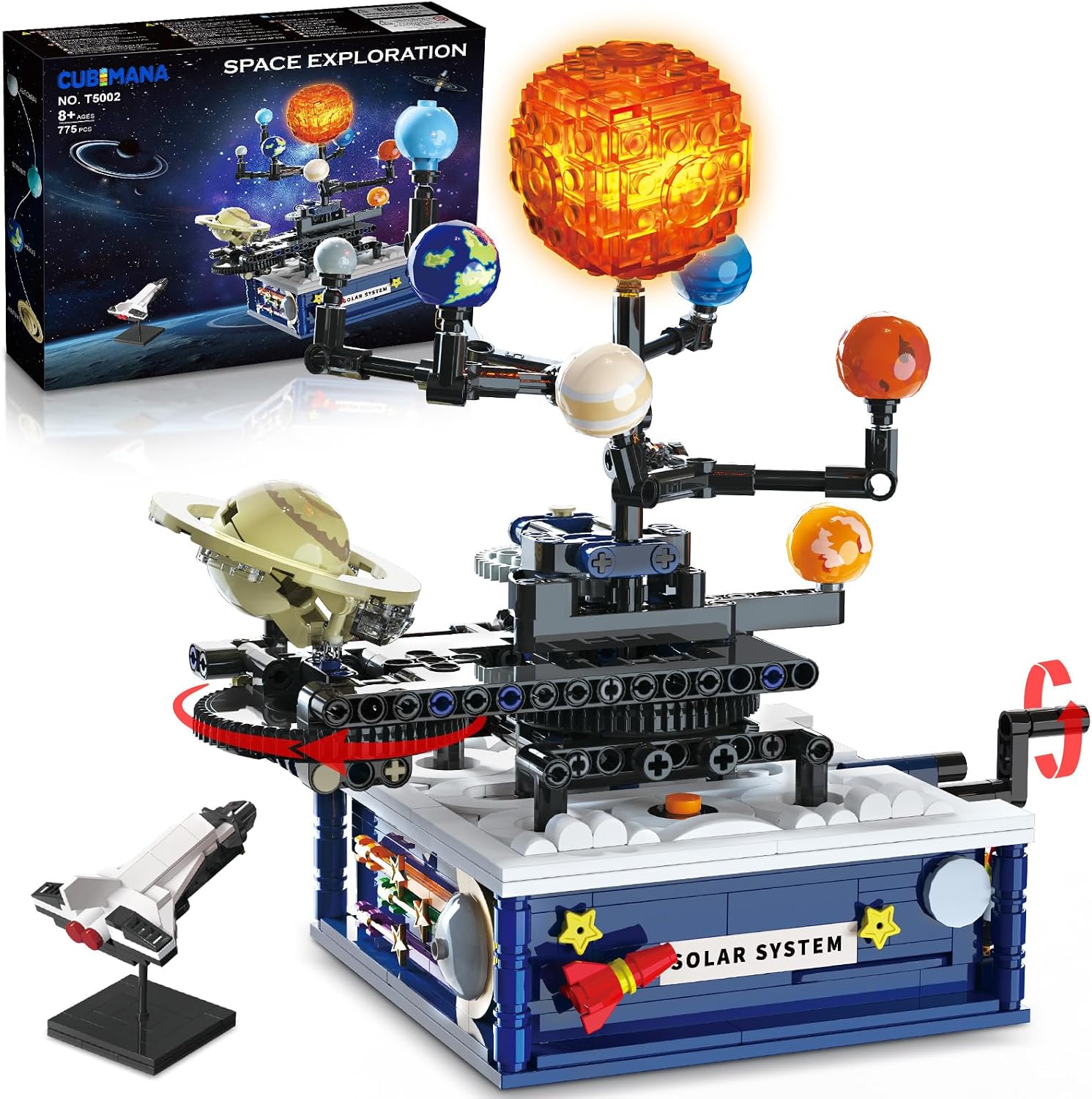 Detalle de CUBIMANA Sonnensystem Bauspielzeug 775 Teile