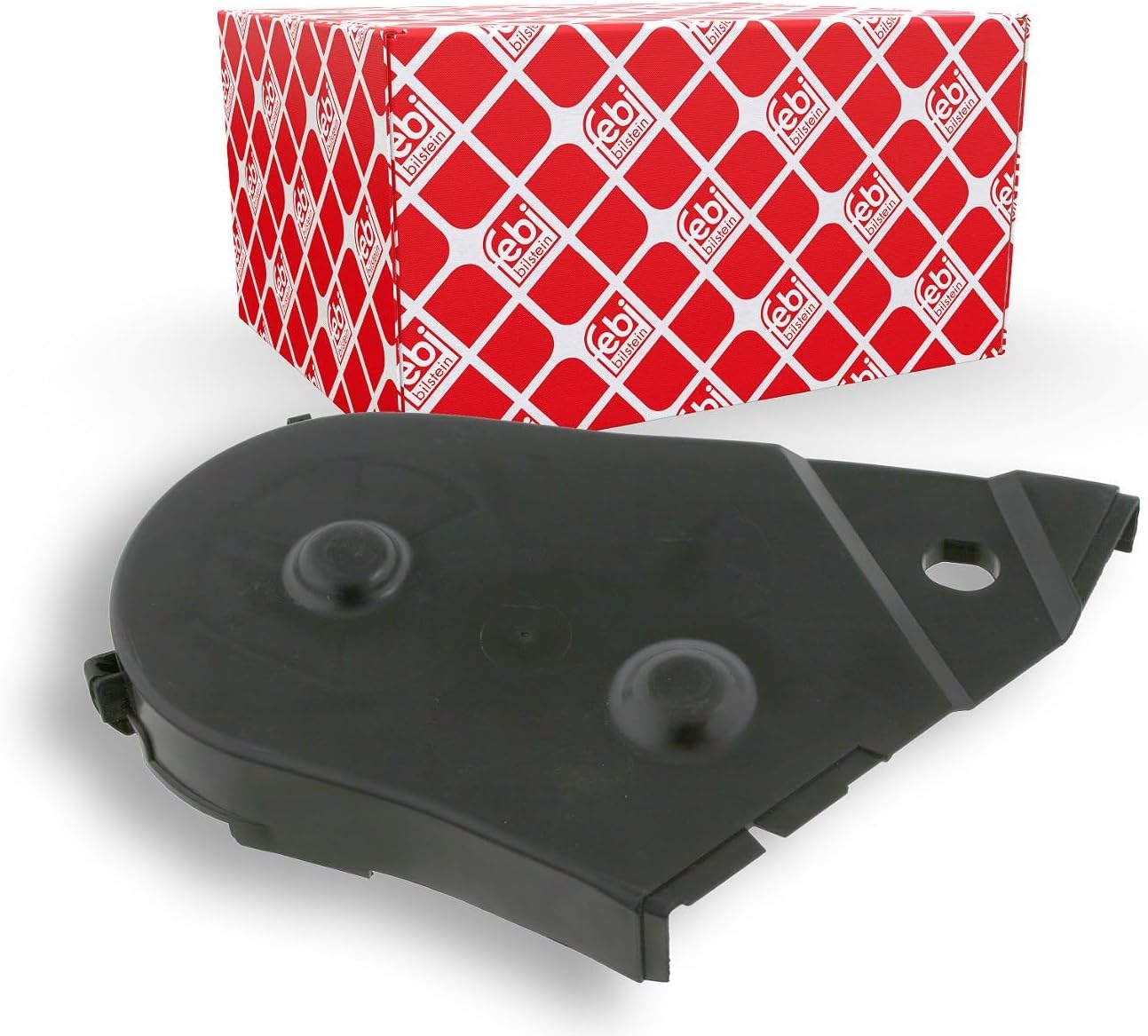 Detalle de febi bilstein 24504 Zahnriemenabdeckung – Originalersatzteil, vorne oben, schwarz