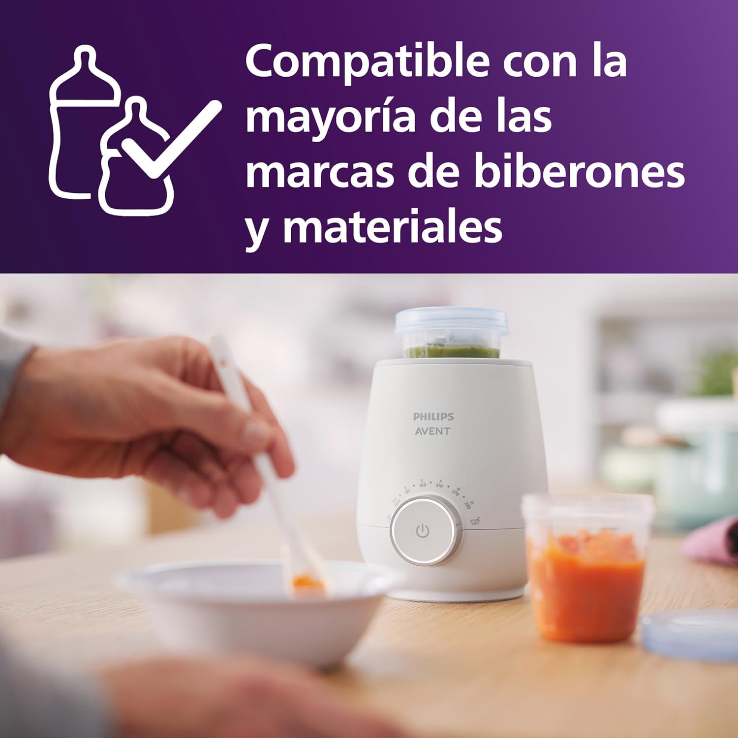 Thumbnail 5 de Philips Avent SCF358/00 - Calentador inteligente de biberones