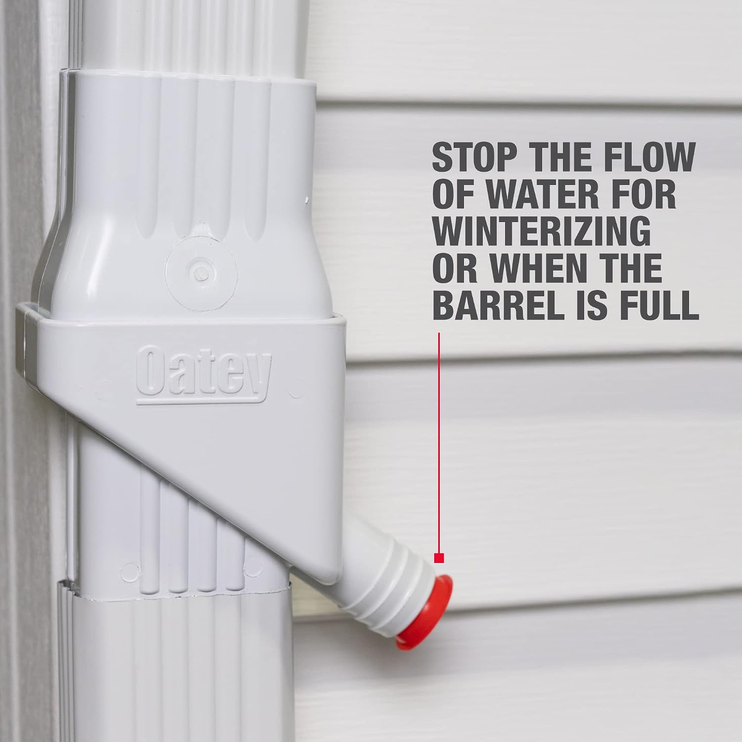 Detalle de Oatey Rainwater Collection System, White