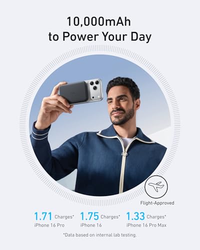 Thumbnail 4 de Anker MagGo Power Bank 10K: Slim, Qi2 15W Wireless + 30W USB-C for iPhone
