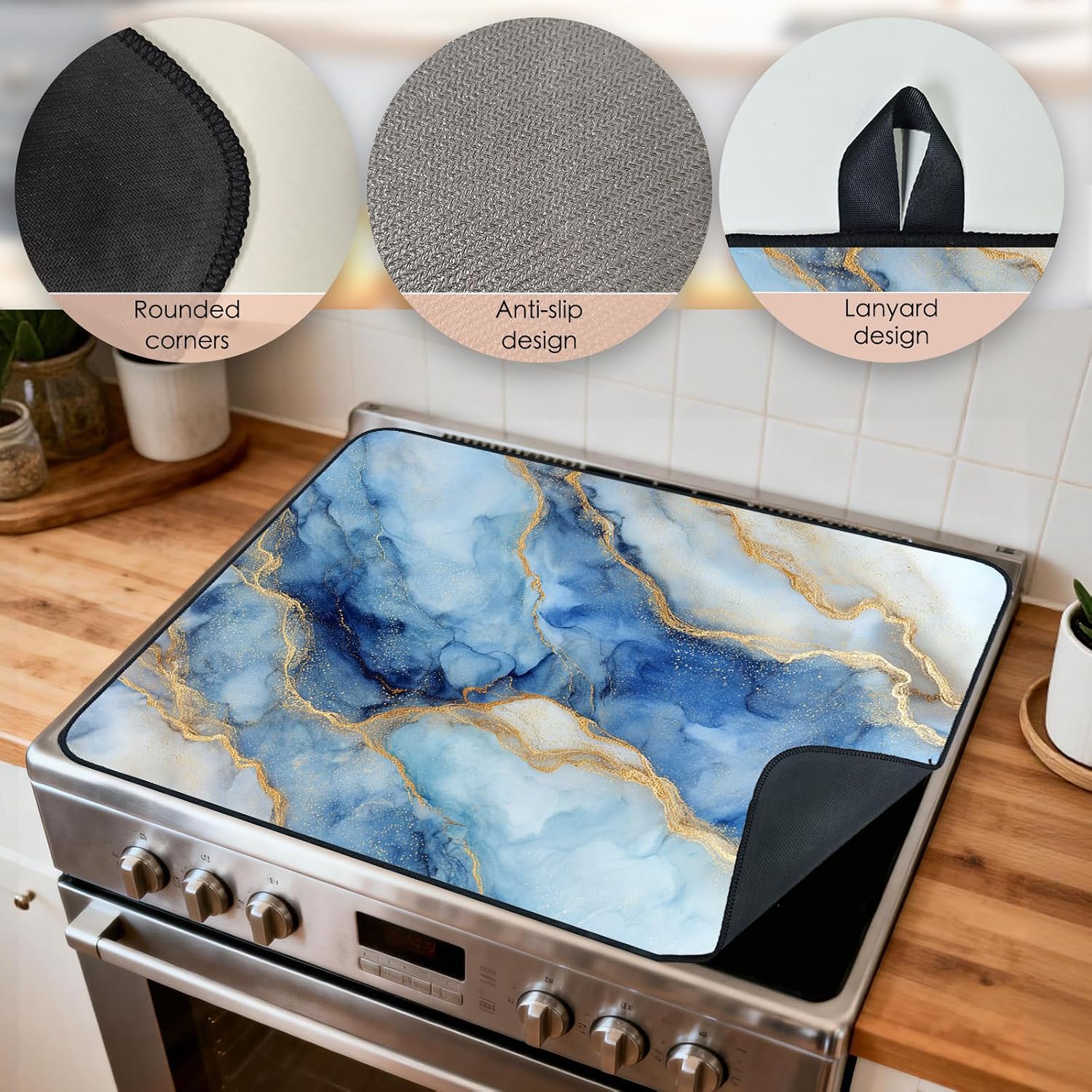 Detalle de SEADER Stove Top Cover, 28.35 x 20.47 in