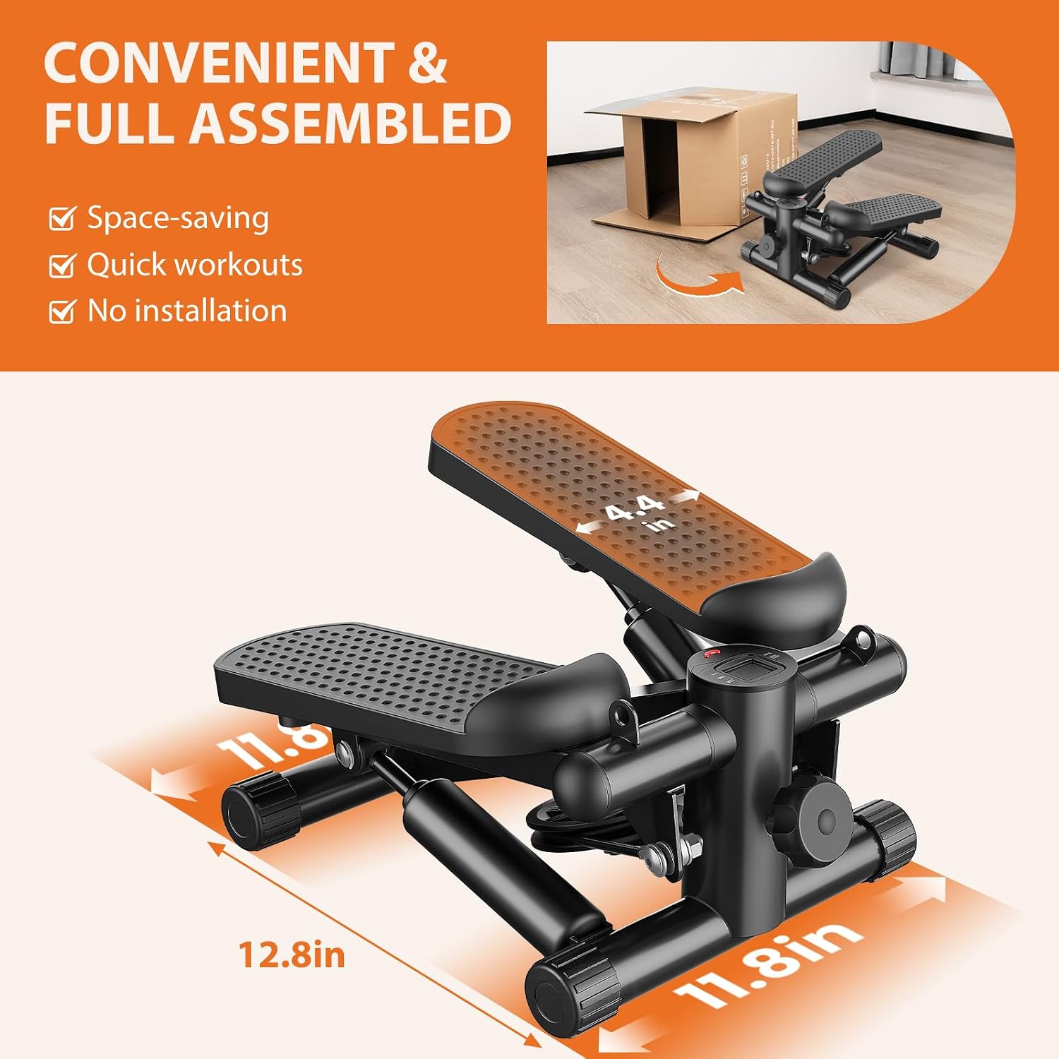 Detalle 1 de Sweetcrispy Mini Stair Stepper, 300 lb Capacity