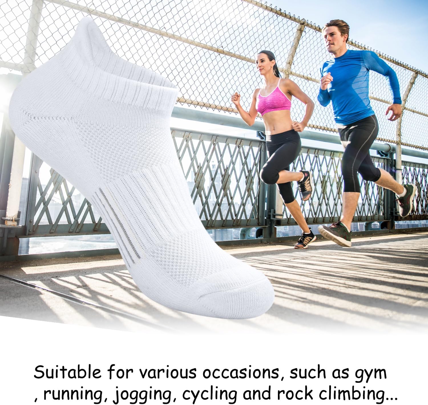 Thumbnail 4 de ILovDaisy Trainer Running Socks Womens – 5 Pairs