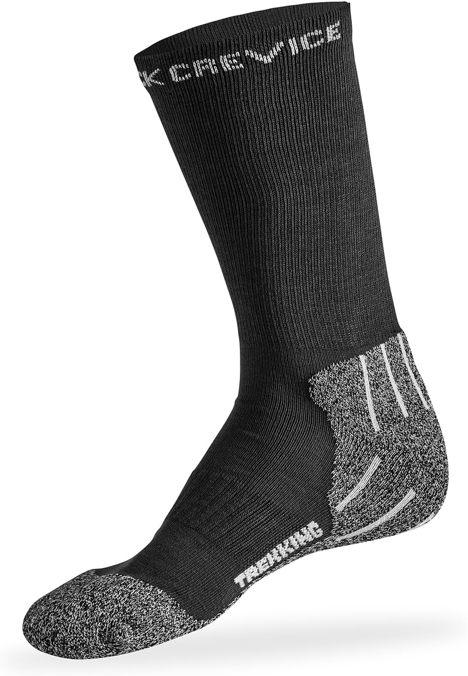 Detalle de Black Crevice Calze Da Trekking Unisex – Comfort e Supporto per Avventure All’Aperto