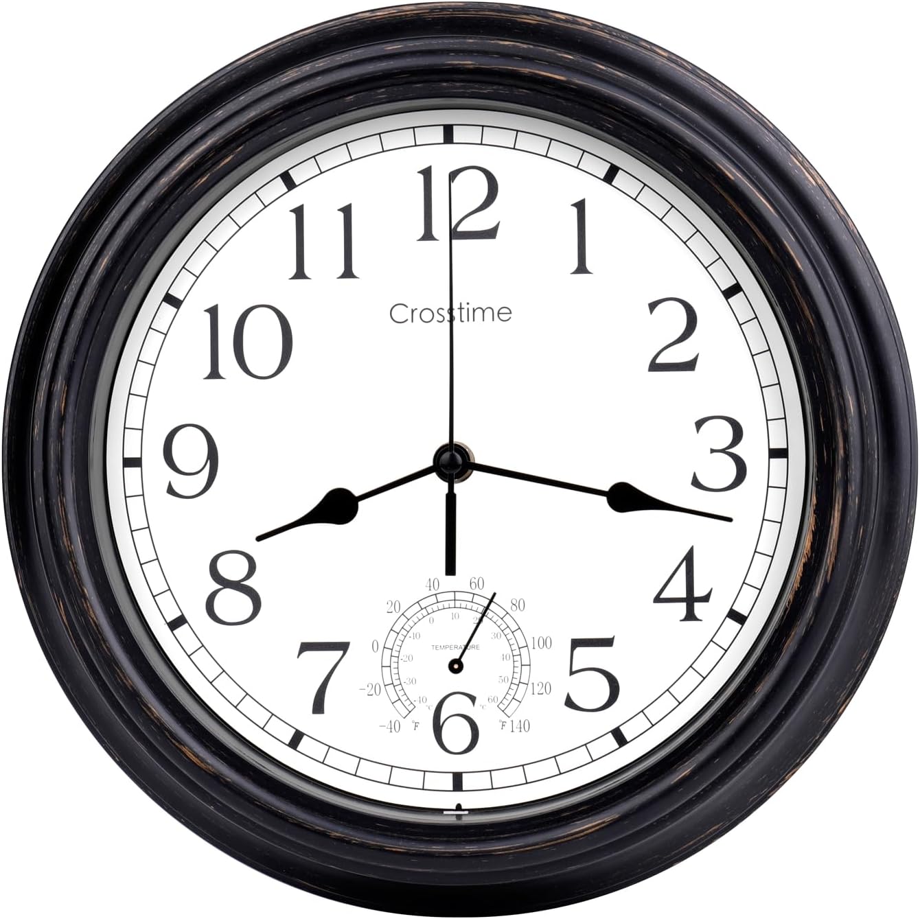 Detalle de Crosstime 40cm Outdoor Clock with Thermometer