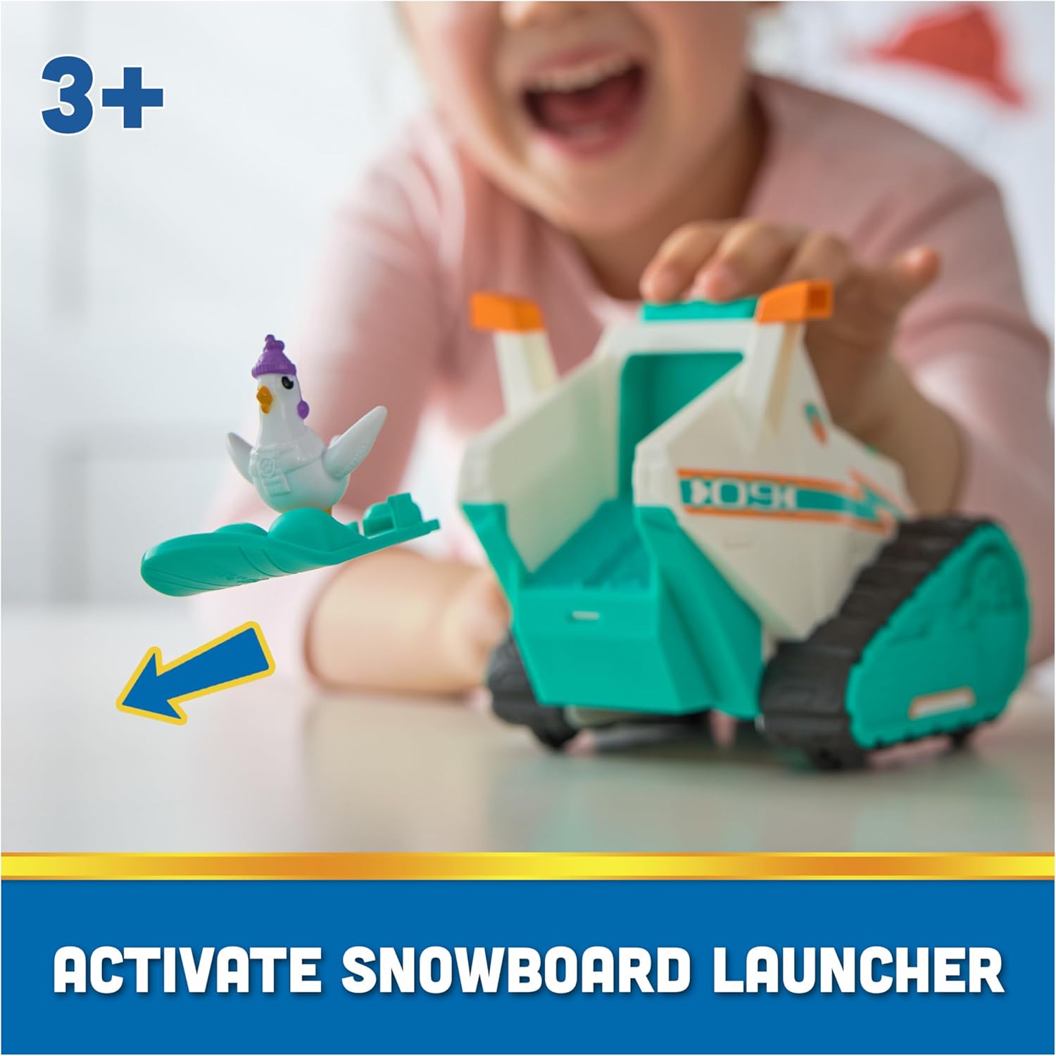 Detalle de Paw Patrol Everest Deluxe Snowmobile with Projectile Launcher